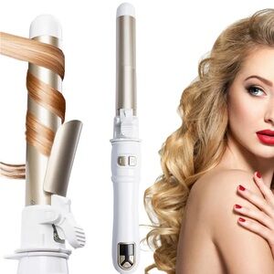 Automatic Curling Iron Ceramic Curling Wand w/ LED Display + Auto Shutoff